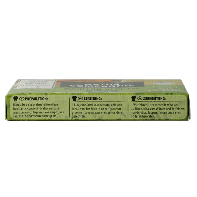 Groentebouillonblokjes met zout bio 84 Gram