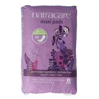 Natracare Sanitary pads normal 14 Pieces
