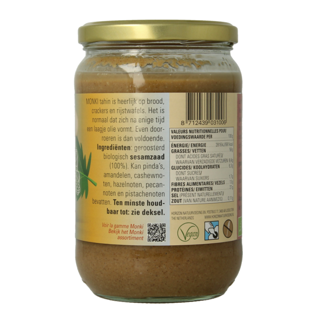 Tahini niskosolne eko bio 650 gramów