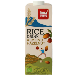 Lima Rice drink hazelnoot amandel bio 1 Liter