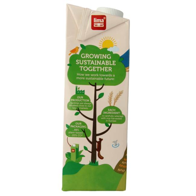 Organic Hazelnut and Almond Rice Drink 1 Litre