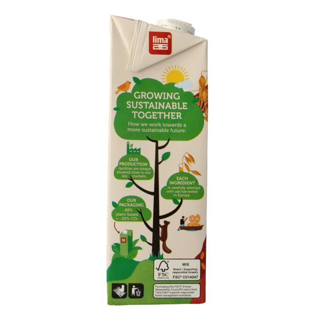 Oat drink natural organic 1 Litre