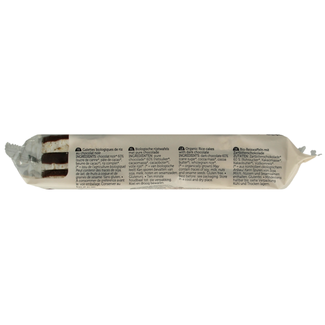 Reiswaffeln Zartbitterschokolade Bio 100 Gramm