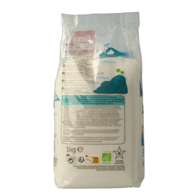 Lima Fine Organic Atlantic Sea Salt 1kg