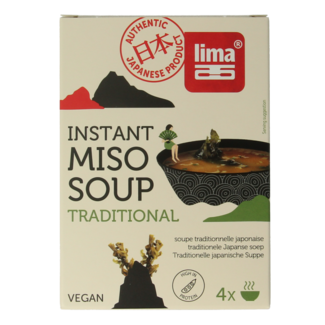 Lima Lima Instant miso soep 4 x 10 gram 40 Gram