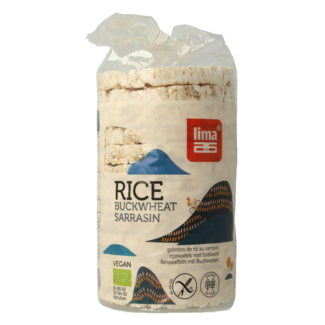 Lima Lima Tortitas de arroz con trigo sarraceno bio 100 Gramos