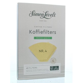 Simon Levelt Simon Levelt Coffee Filters No. 4, Pack of 40