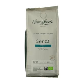 Simon Levelt Kawa organiczna bezkofeinowa Simon Levelt Senza Decaf Bio 250 g