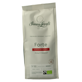 Simon Levelt Simon Levelt Cafe organico forte filter coffee organic 250 Gram