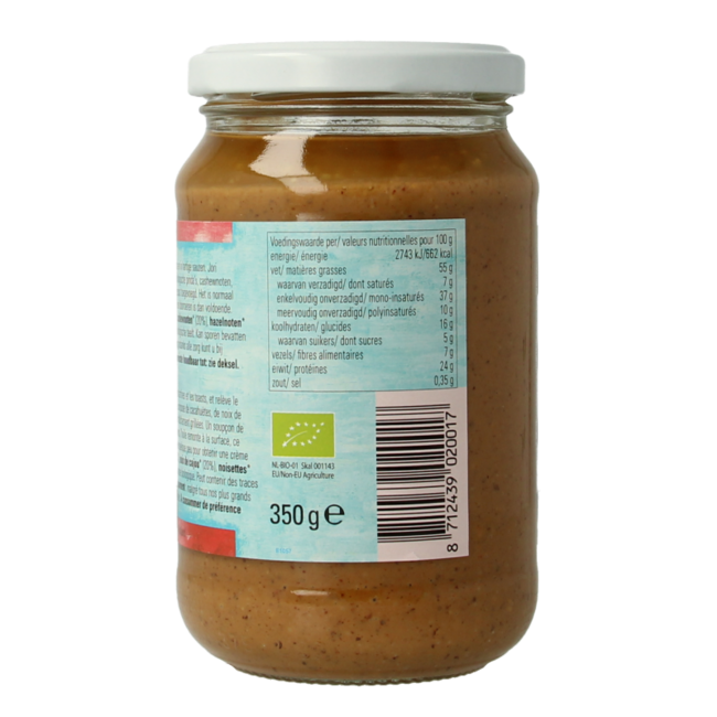 Crema de 4 frutos secos con sal bio 350 g
