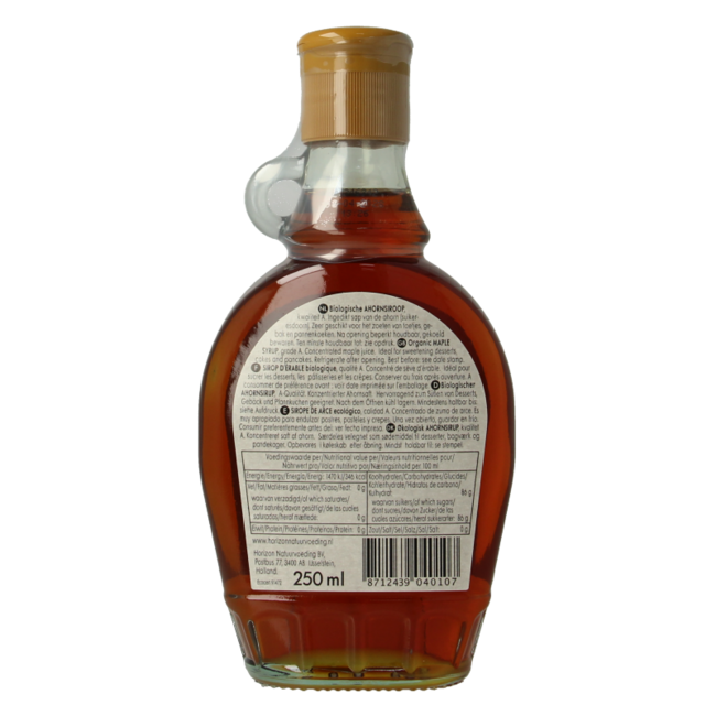 Ahornsirup Grad A Öko Bio 250 Milliliter