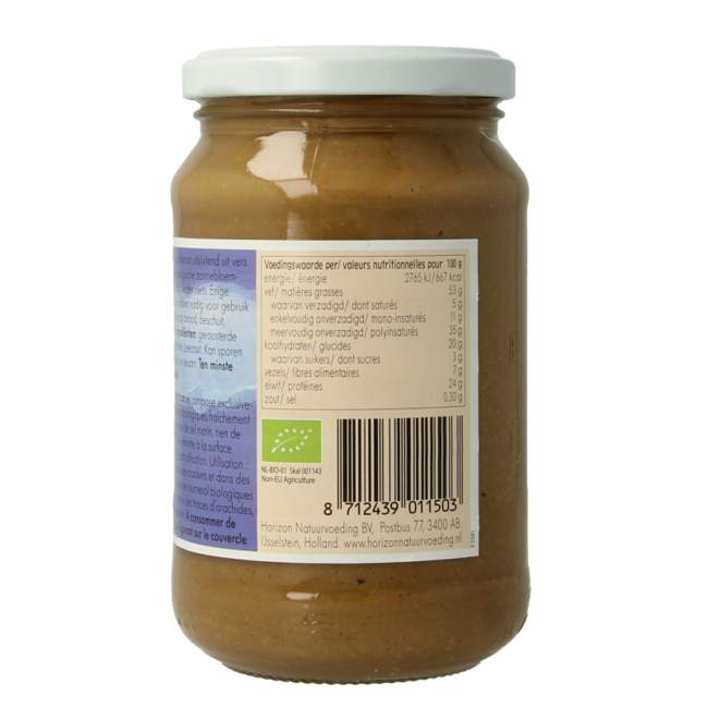 Crema de girasol con sal ecológica bio 350 g