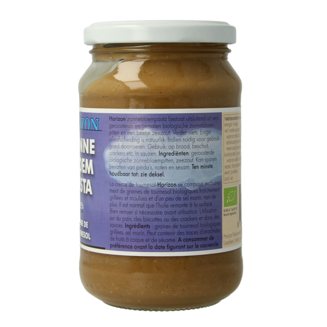 Purée de tournesol au sel bio 350 g