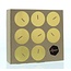 Beeswax tea lights in a box, 18 pieces