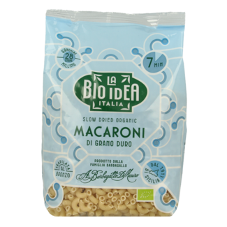 Bioidea Macarrones de sémola blanca (tiburones) ecológicos 500 g