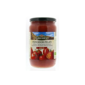 Bioidea Bioidea Organic Peeled Tomatoes (Glass) 660g