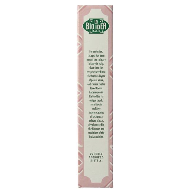 Bioidea Lasagne blanca bio 250 gramos