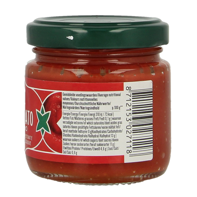 Puré de tomate 22% bio 100 gramos
