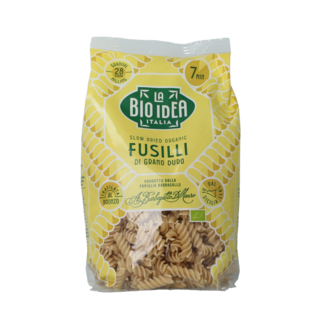 Bioidea Fusilli blanco (spirelli) bio 500 gramos