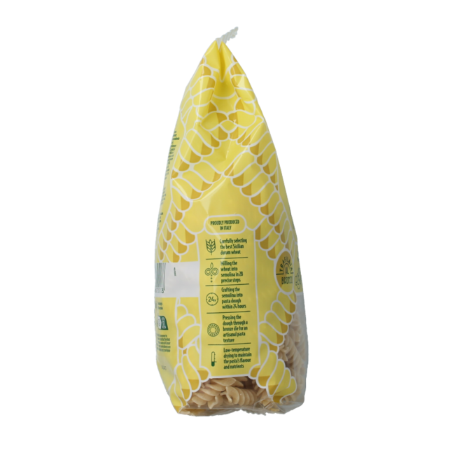 Fusilli blanco (spirelli) bio 500 gramos