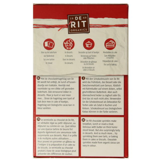 Chocoreale fideos de chocolate negro bio 225 g