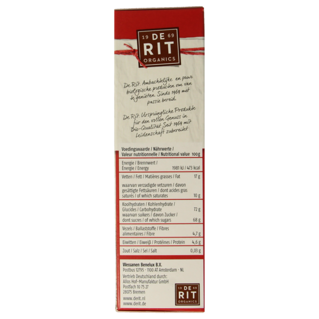 Chocoreale Schokostreusel Zartbitter Bio 225 Gramm