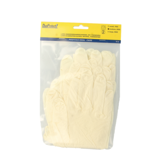 Duoprotect Glove latex powder-free medium 10 Pieces
