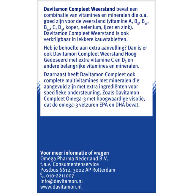 Compleet weerstand 100 Dragees