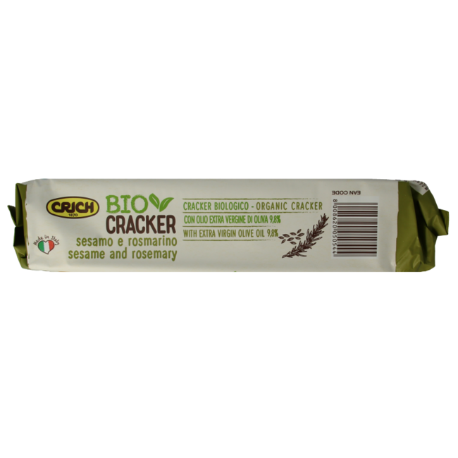 Crackers de sésamo y romero bio 250 gramos