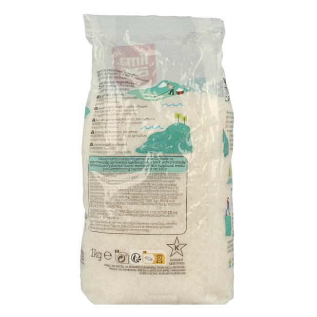 Sal marina gruesa ecológica 1 Kilogramo