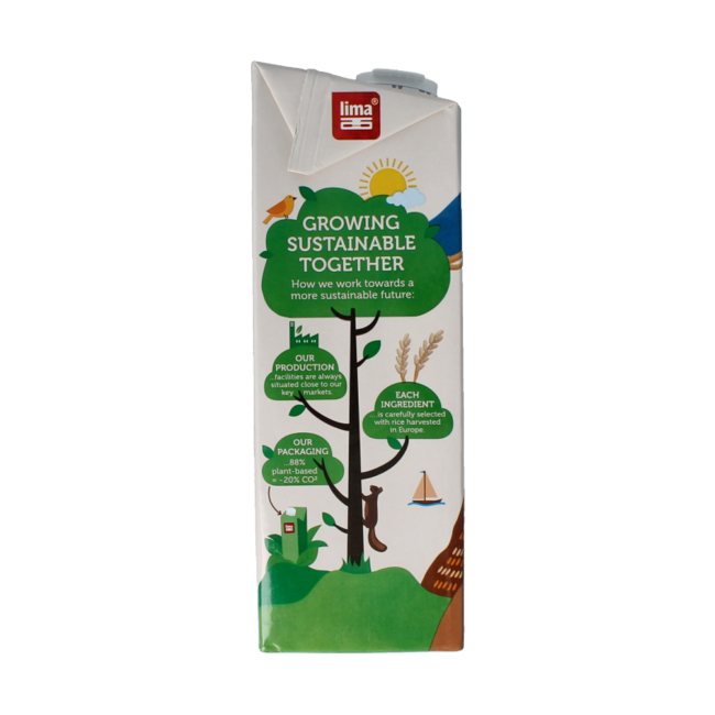 Lima Bebida de arroz con cacao bio 1 Litro