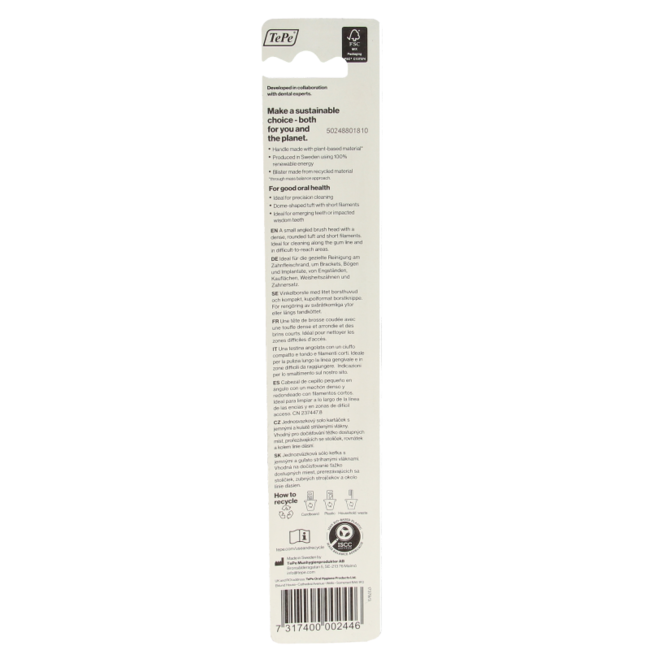 TePe Brosse à dents Compact Tuft 1 pièce