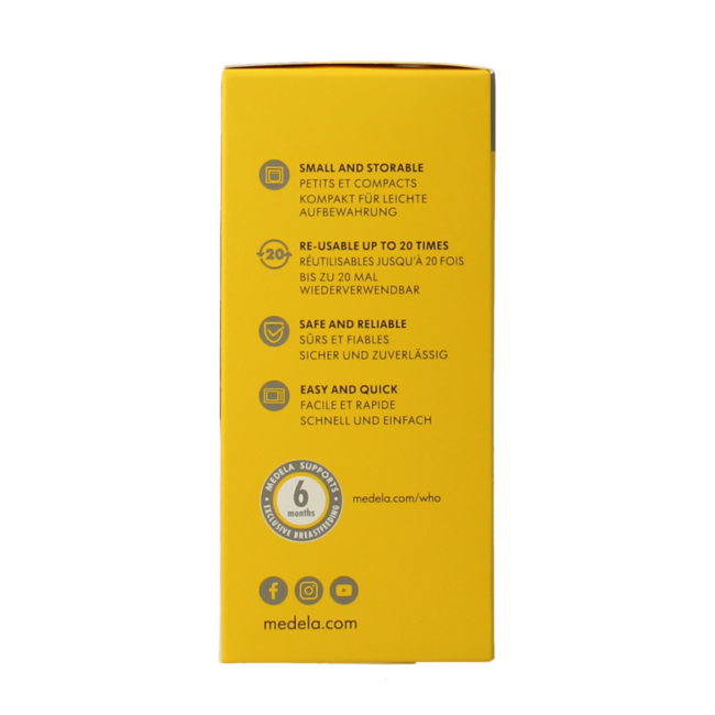 Bolsas de esterilización para microondas Quick Clean, 5 unidades