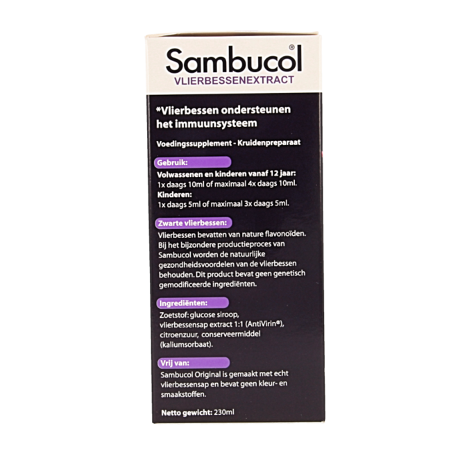 Sciroppo di Sambuco Originale 230 Millilitri