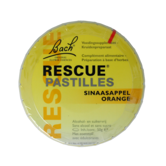 Bach Rescue Rescue pastilles sinaasappel 50 Gram