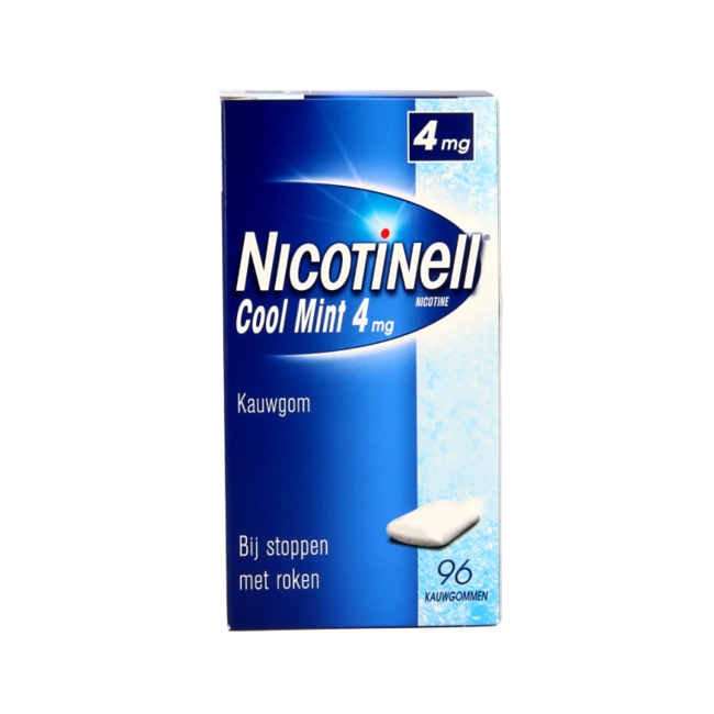 Nicotinell Cool Mint 4 mg, chicle, 96,00 Unidades