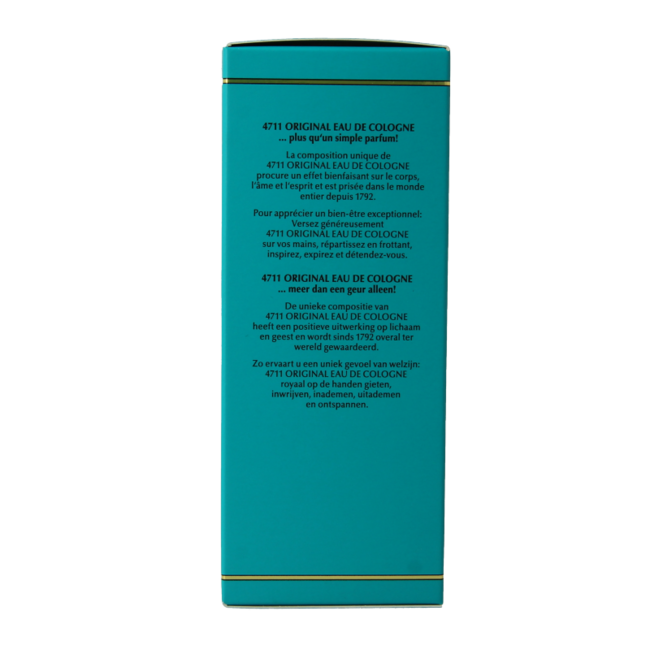 4711 Eau de cologne bottle 100 Millilitres