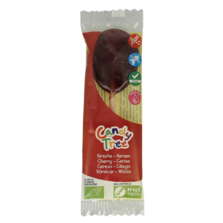 Candy Tree Piruleta de cereza bio 1 unidad