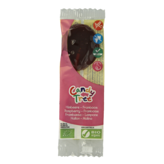 Candy Tree Candy Tree Piruleta de frambuesa bio 1 unidad