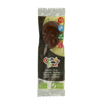 Candy Tree Candy Tree Piruleta de regaliz bio 1 unidad