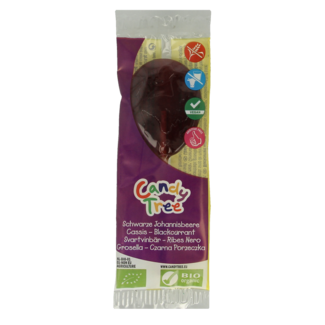 Candy Tree Piruleta de cassis bio 1 unidad