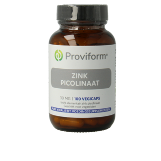 Proviform Proviform Picolinato de zinc 30mg 100 Cápsulas vegetarianas