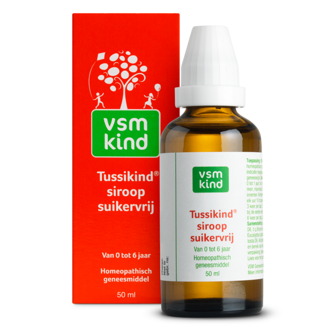 Tussikind siroop suikervrij 50 Milliliter