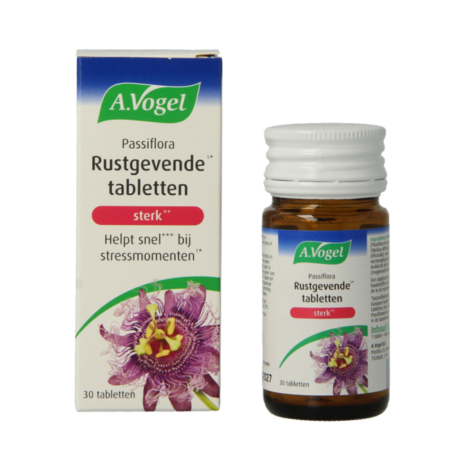 Passiflora rustgevende tabletten sterk 30 Tabletten