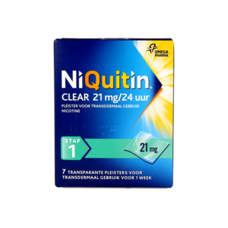 Niquitin Stap clear 21 mg/24 Std. 7 Stück