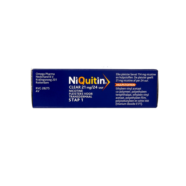 NiQuitin Clear Cerotto 21 mg/24 ore, 7 Pezzi
