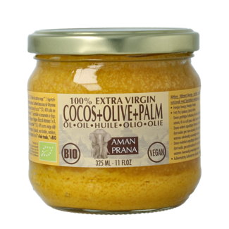 Amanprana Organic Coconut, Olive & Red Palm Oil 325ml