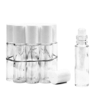 Chi Fläschchen mit Roller aus Glas 10 ml 10 Stück