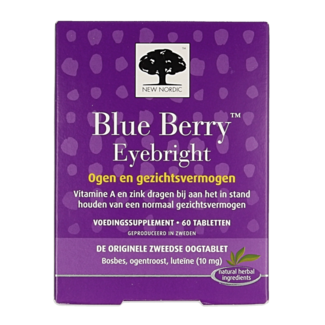New Nordic Blue berry eyebright 60 comprimidos