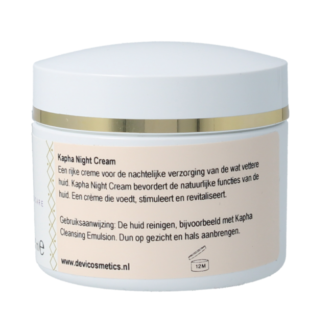 Crème de nuit Kapha devi 50 millilitres